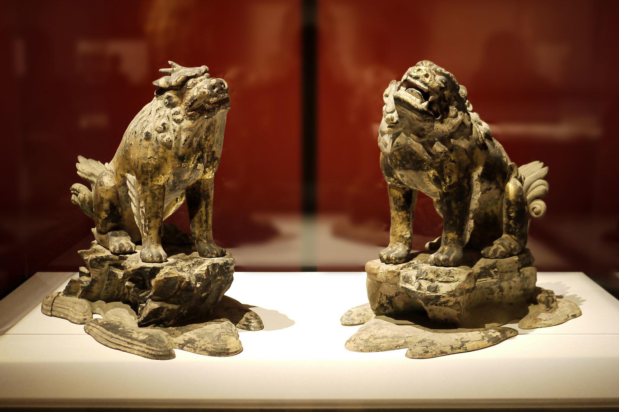 獅子・狛犬(第二殿)│鎌倉時代　13世紀　春日大社
