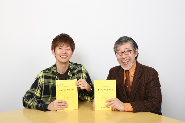 『オイディプスREXXX』杉原邦生×河合祥一郎 撮影：宮川舞子