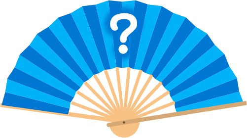 夏竜クリア扇子