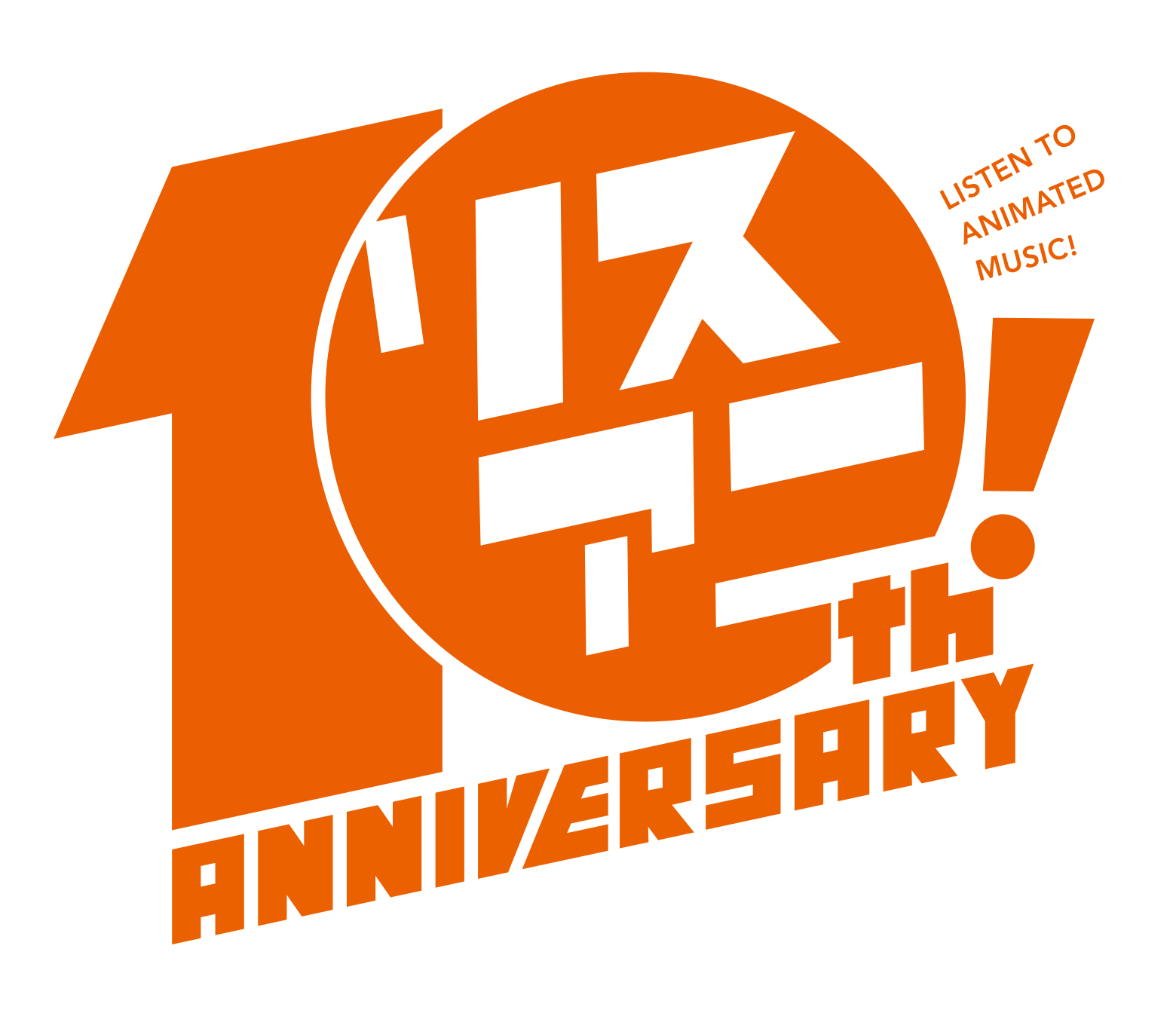 雑誌「リスアニ！」10周年ロゴ