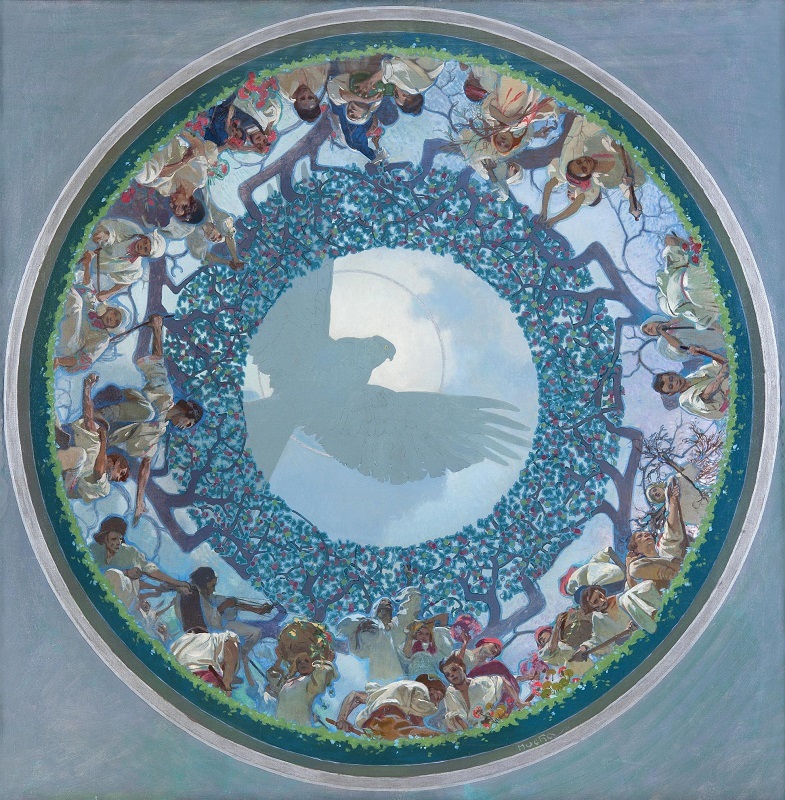 《スラヴの連帯》 1910-11年 プラハ市立美術館 ⓒPrague City Gallery