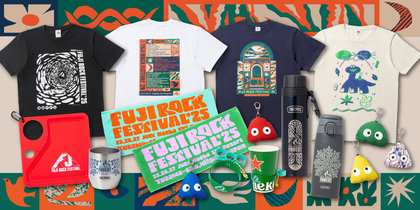 『フジロック'25』オフィシャルグッズ事前受注販売の受付開始