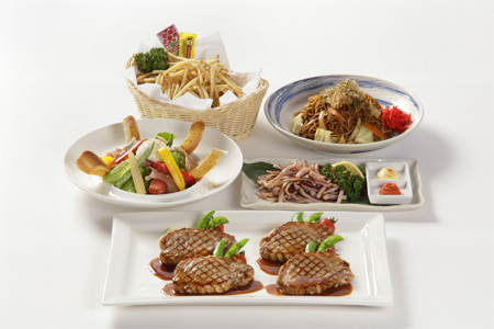 「スーパーボックス」 食事付プランの食事メニュー
