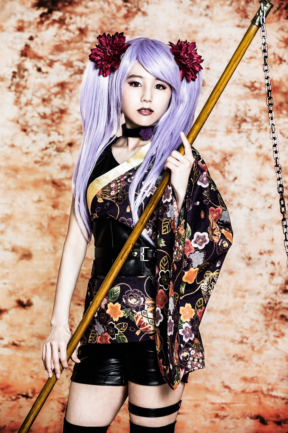 ⾼橋紗妃（千華 役） (C) 霜⽉かいり・KADOKAWA / 2018 舞台「BRAVE10〜燭〜」製作委員会