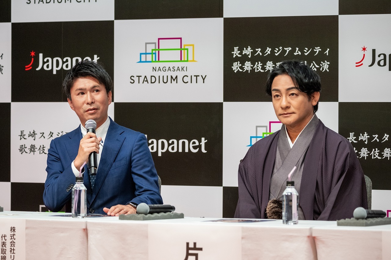 （左から）岩下英樹、片岡愛之助