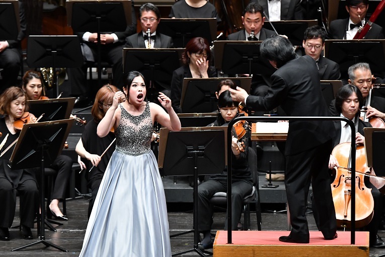 ソプラノ　中村恵理 (近江の春びわ湖クラシック音楽祭2019） 　写真提供：びわ湖ホール