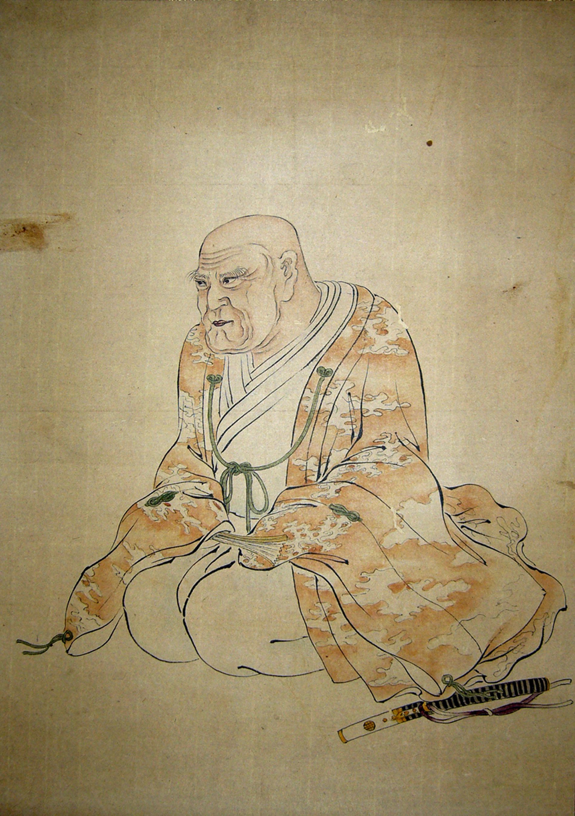 いすみ市指定有形文化財 遠山金四郎景元画像 19世紀後半 遠山講蔵 千葉県立中央博物館大多喜城分館提供