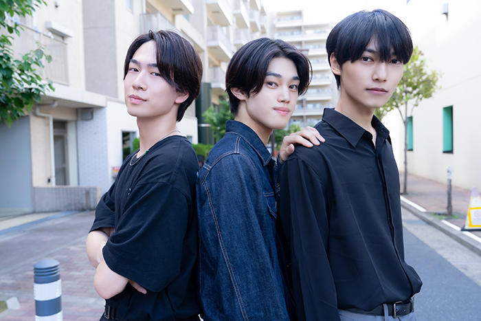 （左から）吉田共朗、藤田浩太朗、梶田拓希