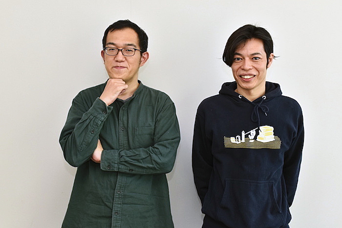 ヨーロッパ企画　上田誠、石田剛太（左から）