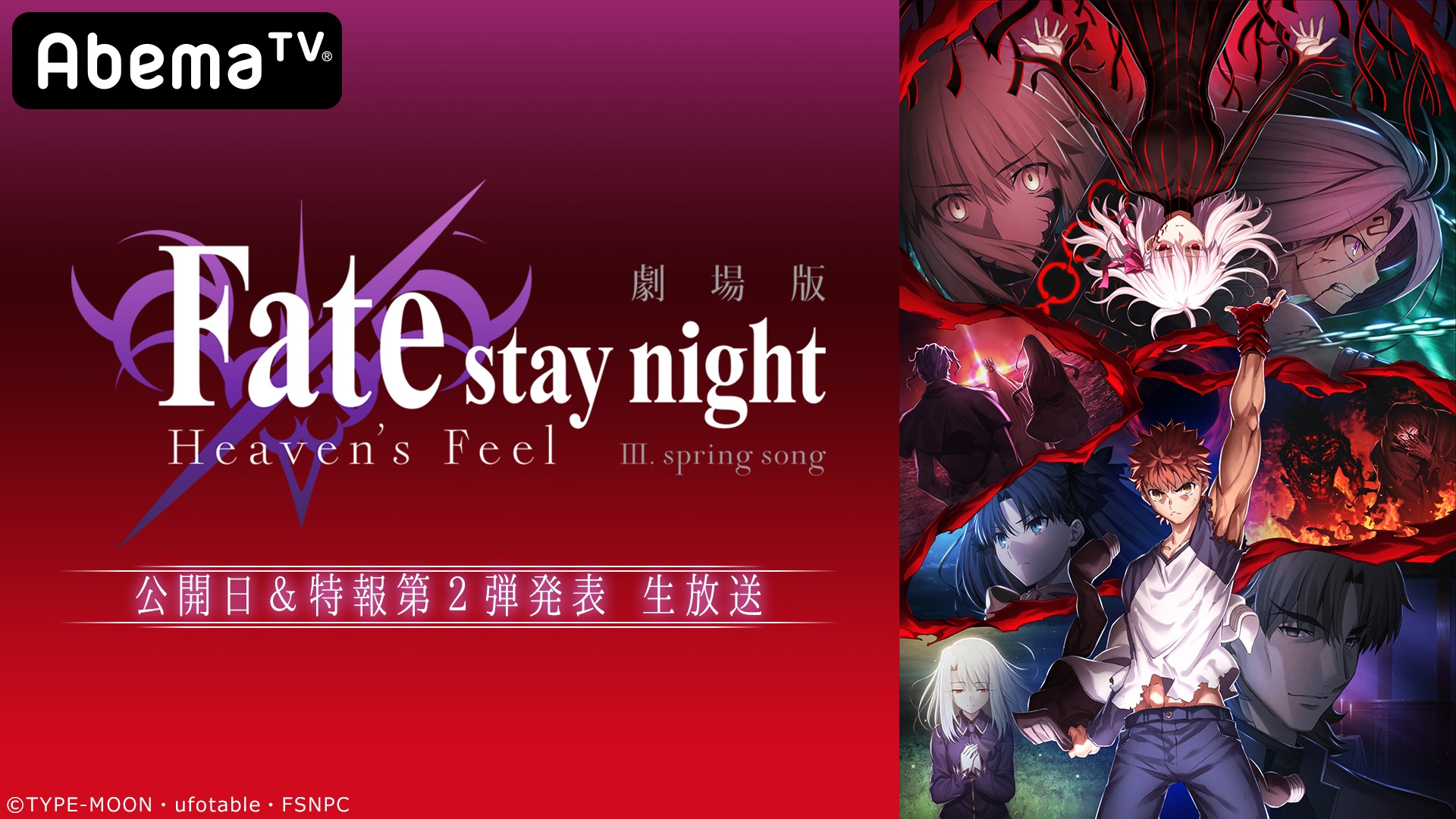 劇場版 Fate/stay night[Heaven's Feel］BD1〜3