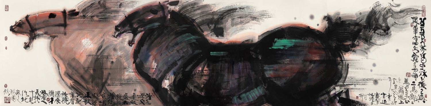 《双馬図》2016年