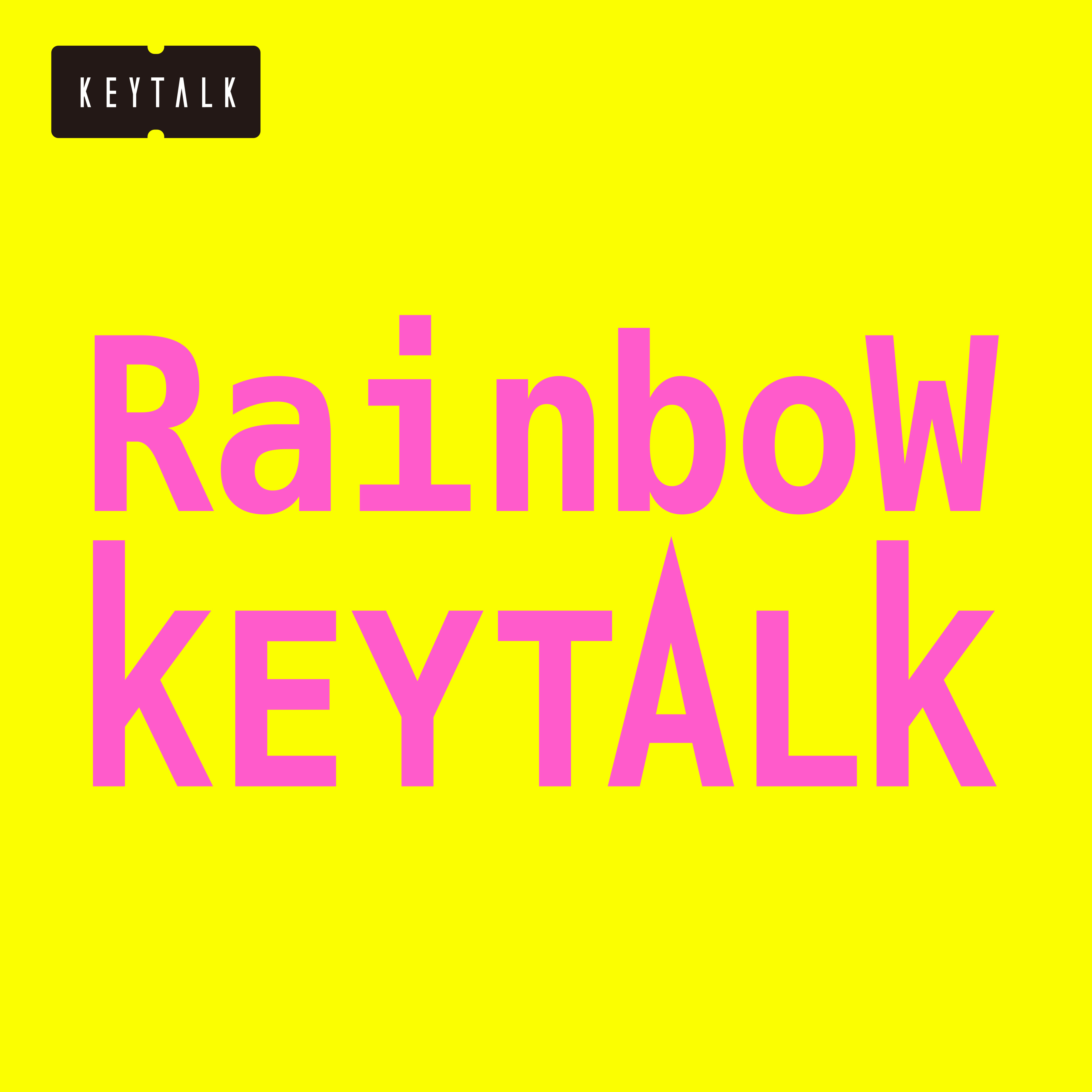 KEYTALK『Rainbow』通常盤