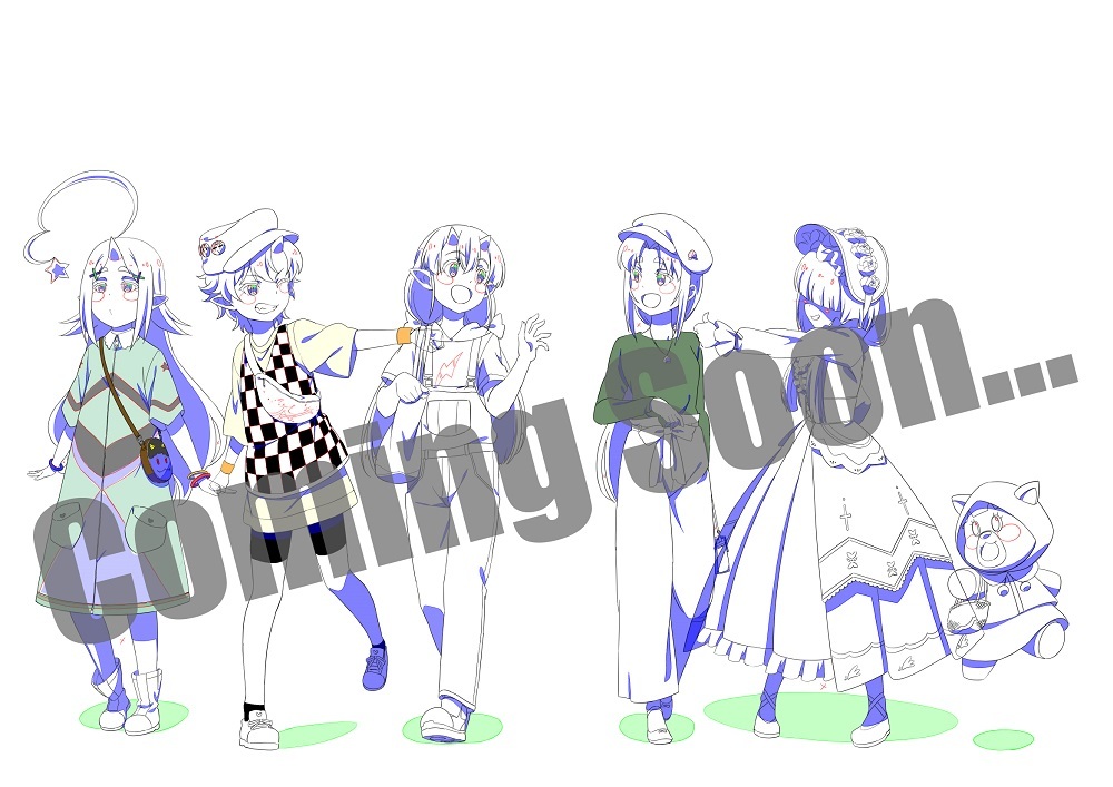 Blu-ray 用描きおろしラフ (C)2022 おにぱん！製作委員会 