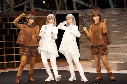 岩田陽葵と生田輝がジップ役、岩立沙穂と大西桃香がキャンディー役を演じる　音楽劇『Zip&Candy』開幕（コメントあり）