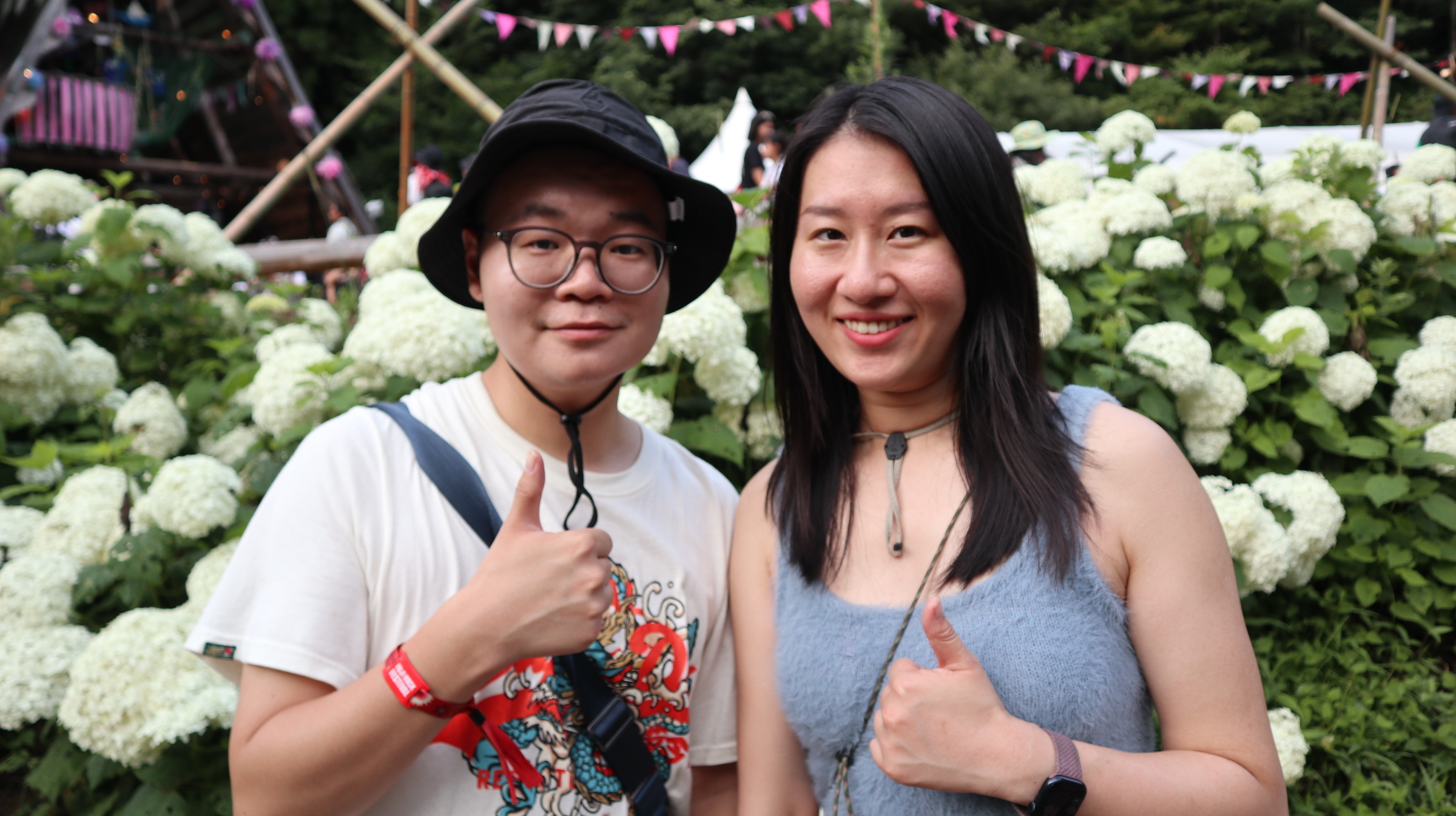 Reny and Andrew from China