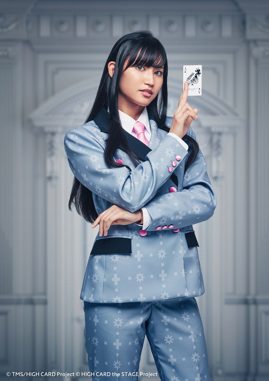 ウェンディ・サトー役　七木奏音 　　　(C)TMS/HIGH CARD Project (C)HIGH CARD the STAGE Project