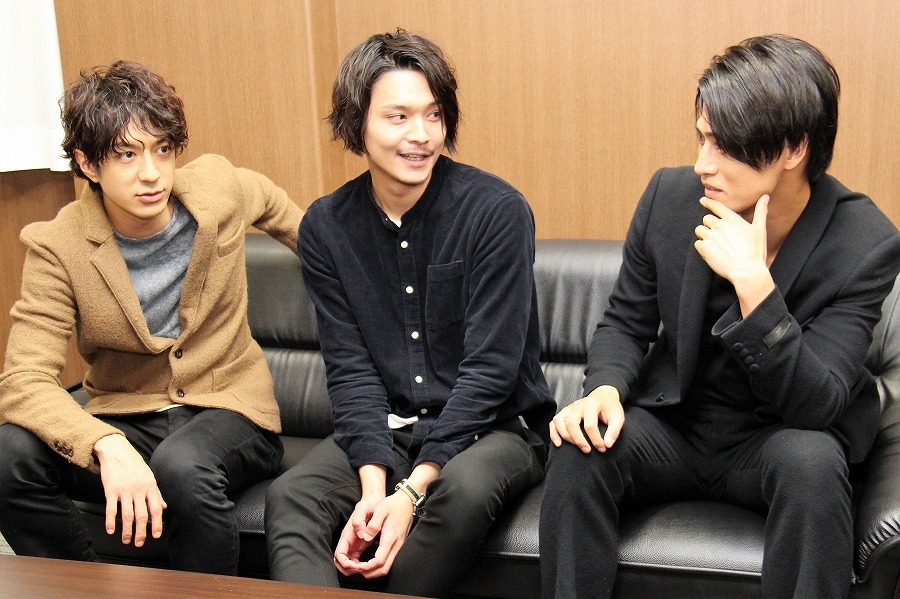 松本寛也、相馬圭祐、丸山敦史