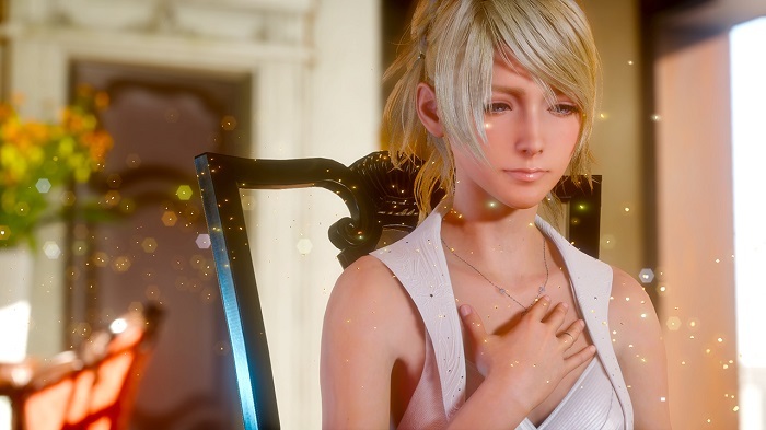 北川里奈演ずるルナフレーナ・ノックス・フルーレ ©2016 SQUARE ENIX CO., LTD. All Rights Reserved.  MAIN CHARACTER DESIGN:TETSUYA NOMURA