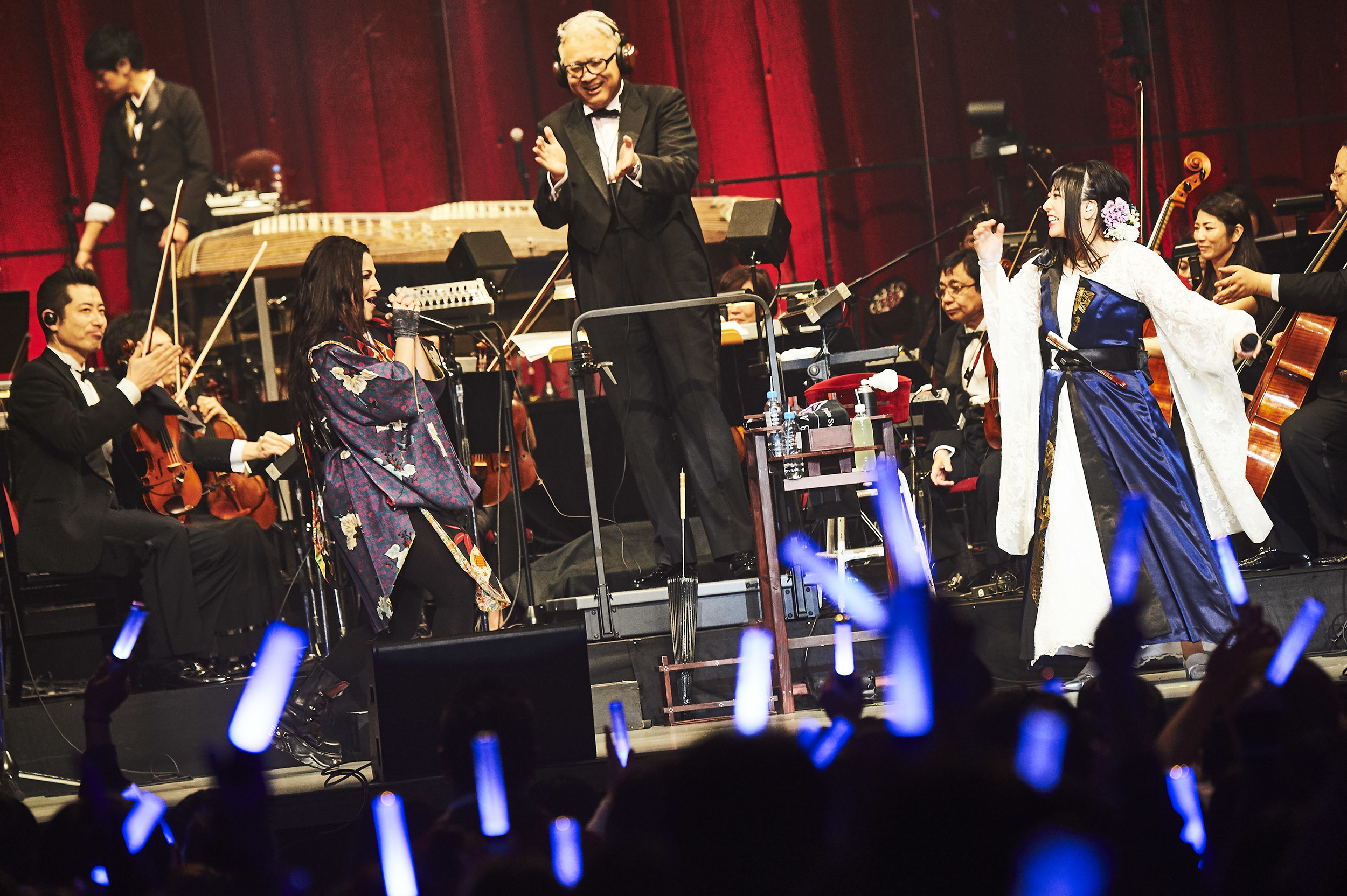 「和楽器バンド Premium Symphonic Night Vol.2 ライブ＆オーケストラ～ in 大阪城ホール 2020」  撮影＝KEIKO TANABE