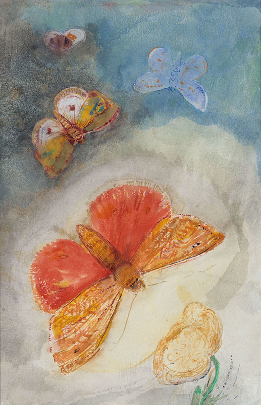 《蝶》1910年頃 油彩／カンヴァス ニューヨーク近代美術館(MoMA)蔵 The Museum of Modern Art, New York. Gift of The Ian Woodner Family Collection, 2000 ©2017 Digital image, The Museum of Modern Art, New York/ Scala, Florence