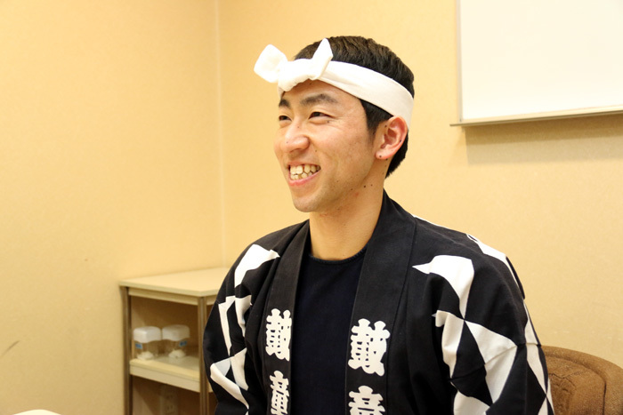 「鼓童」前田剛史 　撮影＝こむらさき