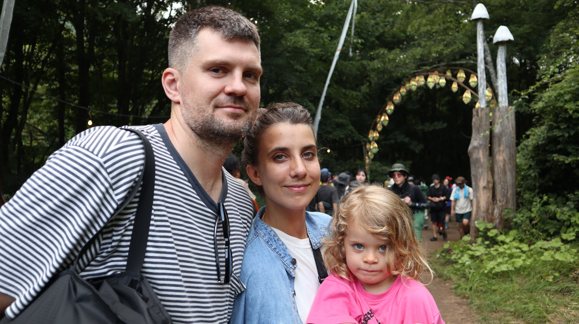 Devon Caranicas, Eugene Young and Philippa Young from USA