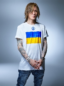 SUGIZOのエシカルファッションブランド「THE ONENESS」による「ウクライナ難民支援チャリティーTシャツ」販売スタート