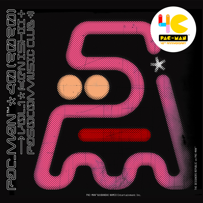 『PAC-MAN 40th ANNIVERSARY COLLABORATION vol.1』配信作ジャケット