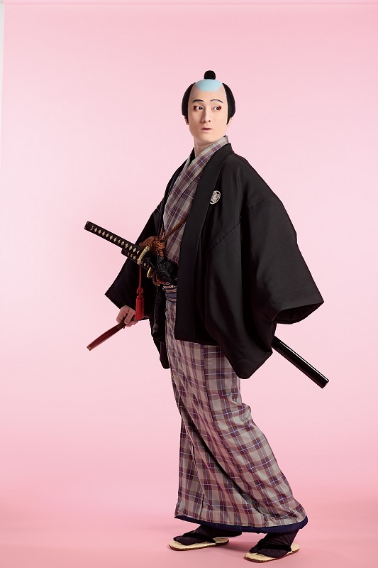 卯之吉の拵えの中村隼人。新作歌舞伎『大富豪同心』ビジュアル