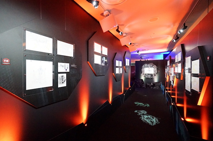 『アニメーション 呪術廻戦展』会場風景 (C)芥見下々／集英社・呪術廻戦製作委員会