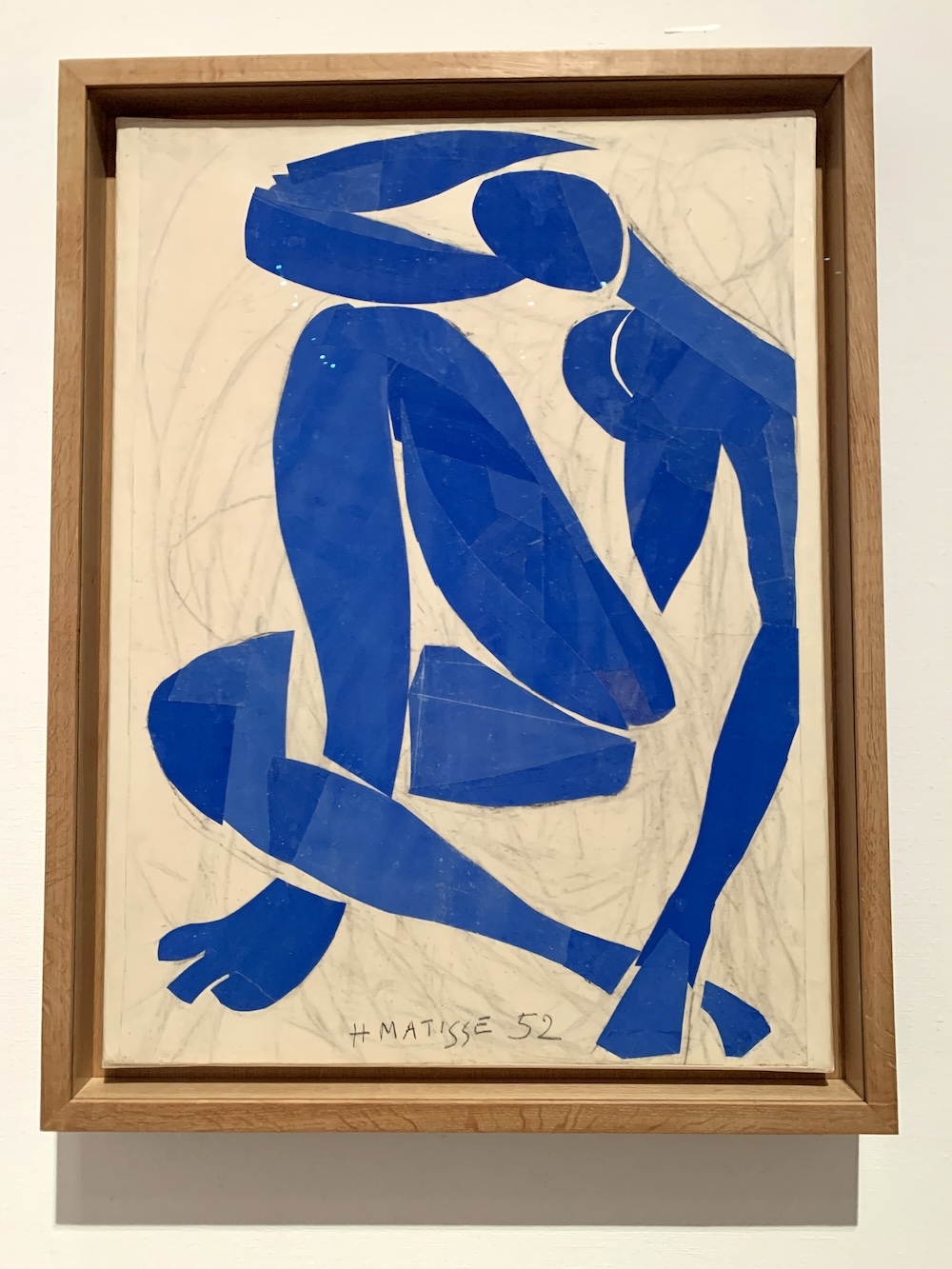 アンリ・マティス《ブルー・ヌード Ⅳ》1952年 オルセー美術館蔵（ニース市マティス美術館寄託） (C) Succession H.Matisse