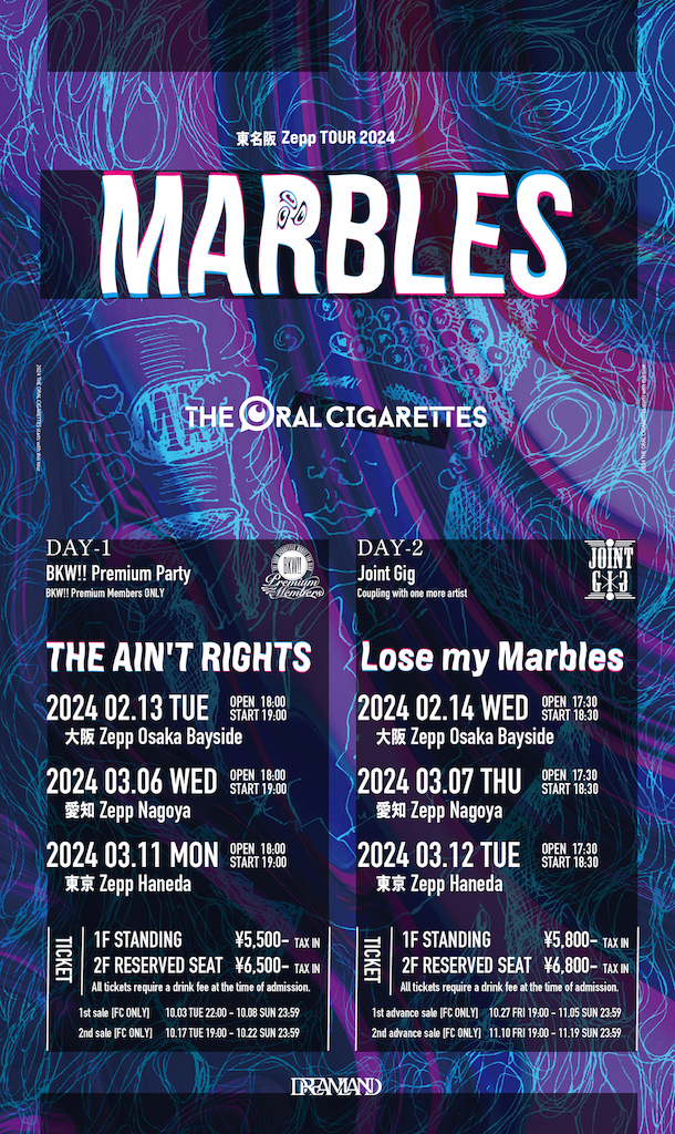 東名阪 Zepp Tour 2024 "MARBLES"