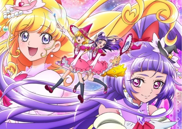 『魔法つかいプリキュア！』左がキュアミラクル、右がキュアマジカル ©ＡＢＣ・東映アニメーション