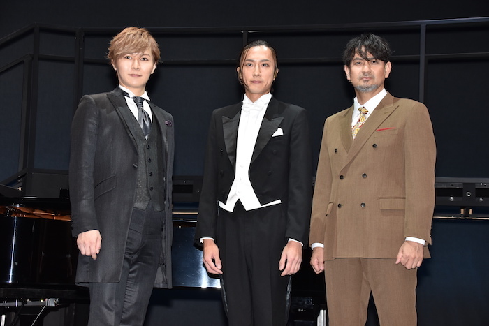 （左から）西尾周祐、内博貴、藤本隆宏 　(C)2021.海の上のピアニスト（撮影：五月女菜穂）