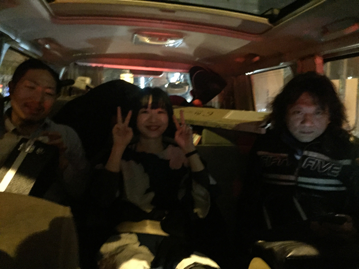 帰りの車内