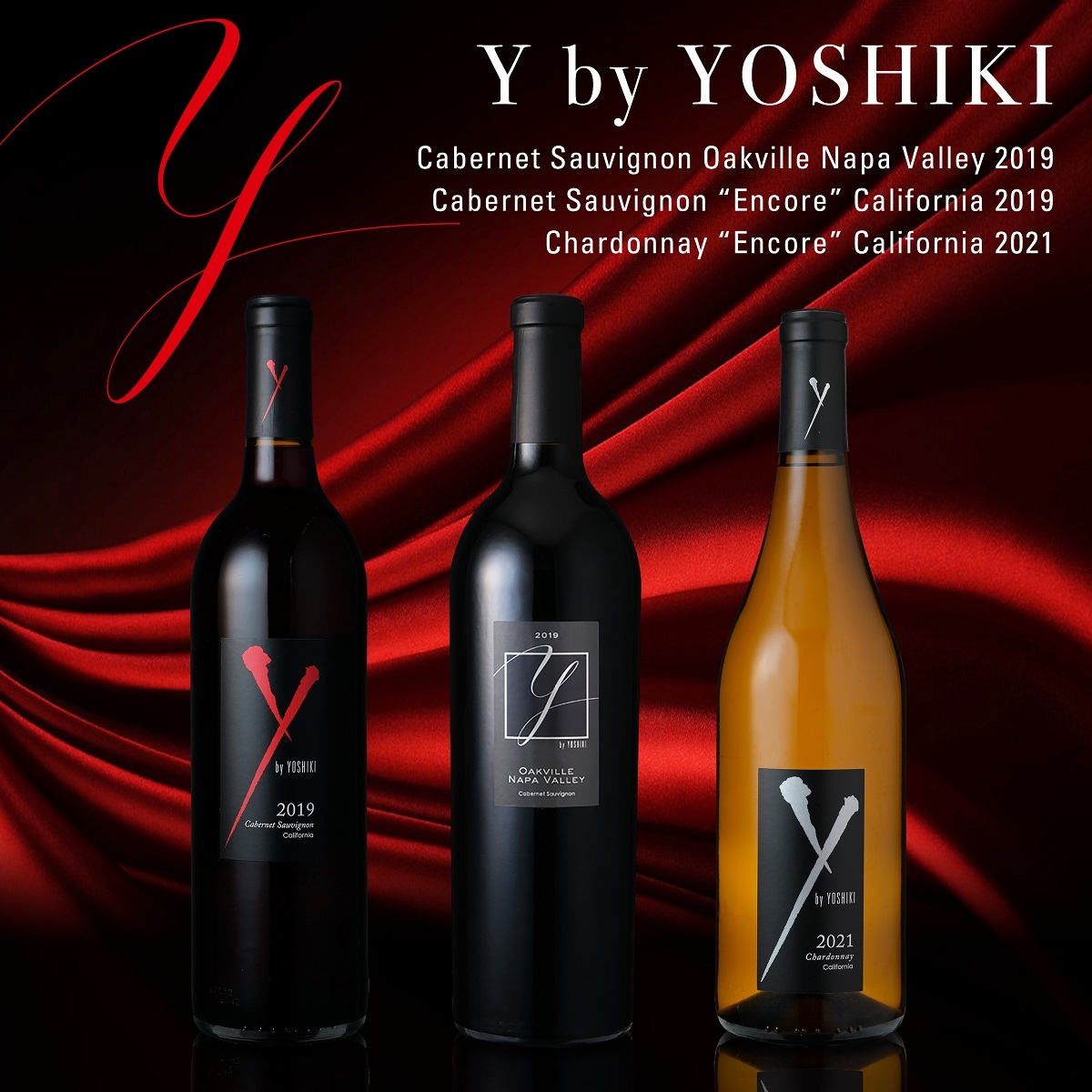 非常に高い品質 YOSHIKI 入手困難年代ワイン ワイン 赤と白 2017 赤と白 ワイン 2本セット 飲料・酒