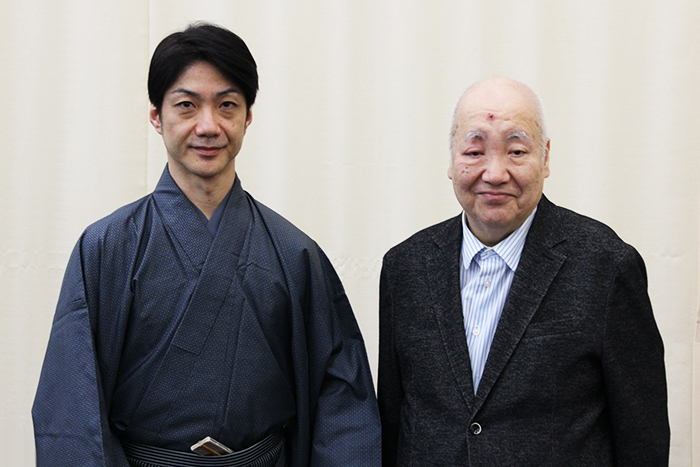 （左から）野村萬斎、梅若実玄祥