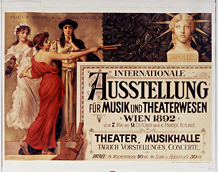 ウィーン国際音楽演劇博覧会（1892年）のポスター