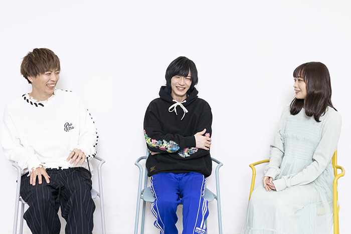（左から）松井勇歩、宮崎 湧、小山百代