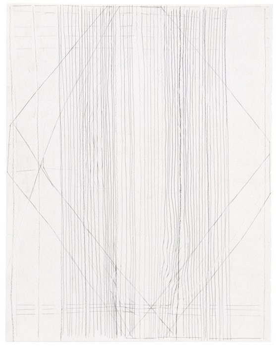  ゲルマン・シュテークマイヤー『Untitled』1998、2001、2013年　pencil and charcoal on paper　34.8×27.5cm ©German Stegmaier