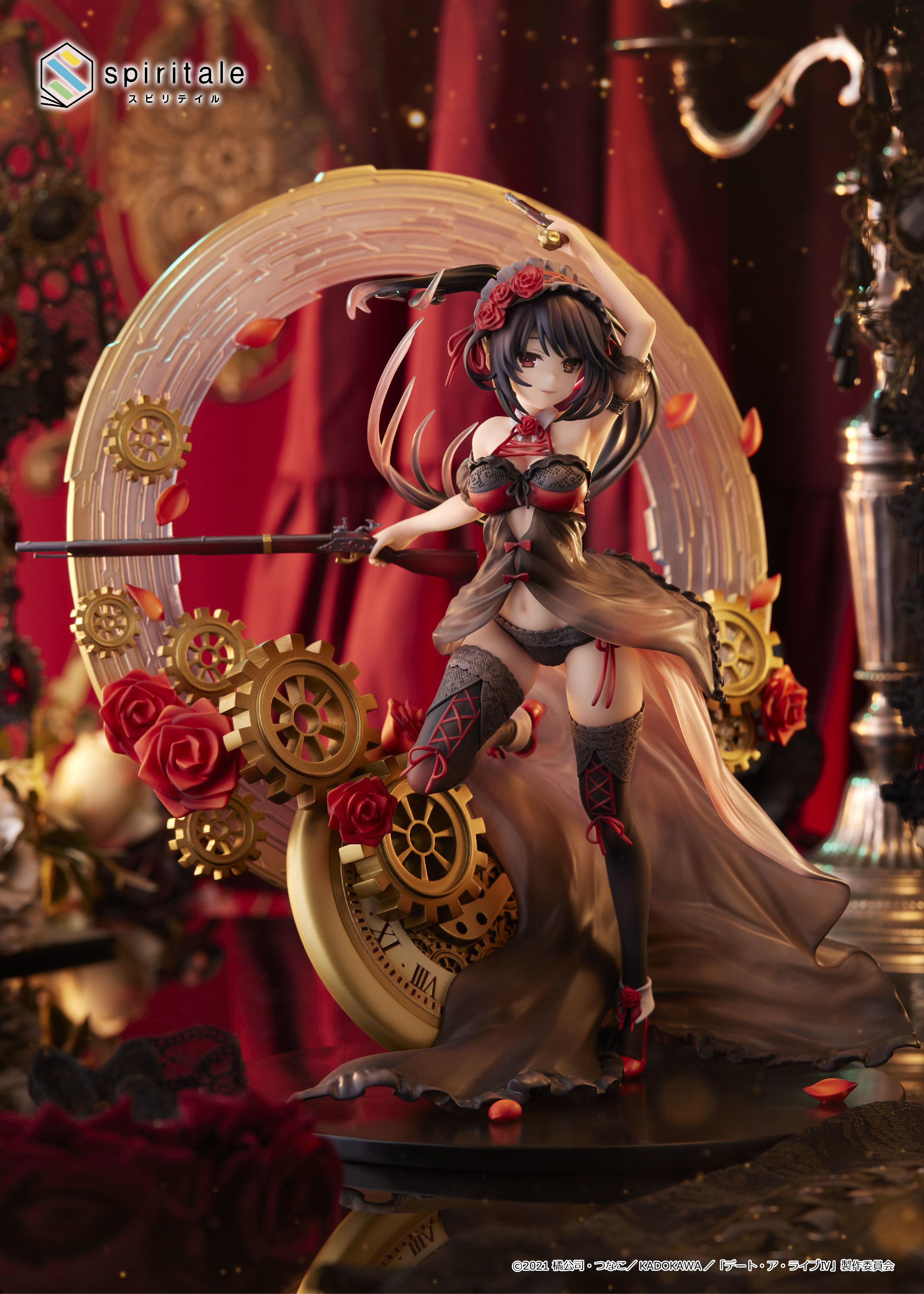 『デート・ア・ライブIV 時崎狂三 ～ランジェリー水着 ver.～ 1/7スケールフィギュア』 (C) 2021 橘公司・つなこ／KADOKAWA／「デート・ア・ライブIV」製作委員会