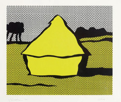 ロイ・リキテンスタイン「Haystack」1969 年 スクリーンプリント ED.250 サイン有