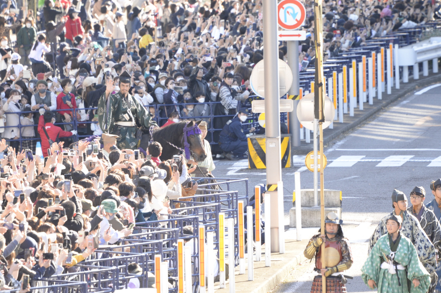 『岐阜市産業・農業祭～ぎふ信長まつり～』信長公騎馬武者行列