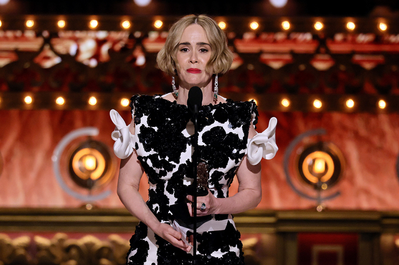 サラ・ポールソン(演劇主演女優賞)  写真：GettyImages