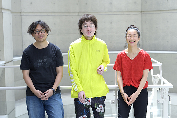 （左から）岡田利規、太田信吾、湯浅永麻
