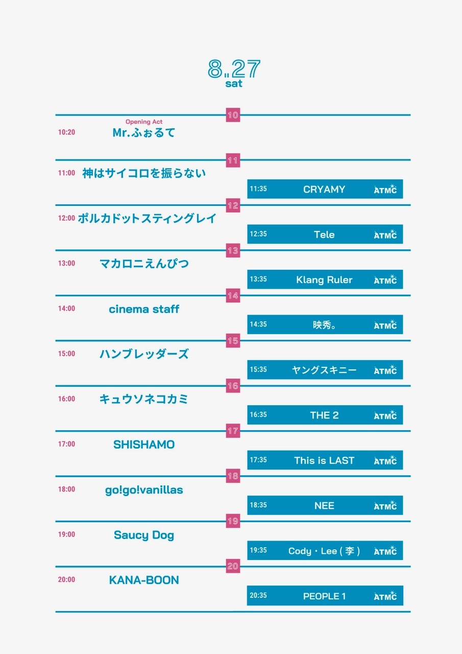 1日目タイムテーブル