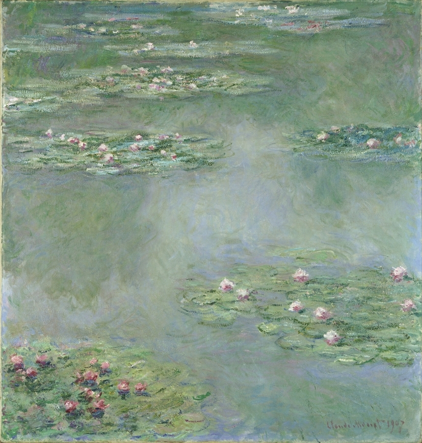 クロード・モネ《睡蓮》 1907年 ポーラ美術館蔵
