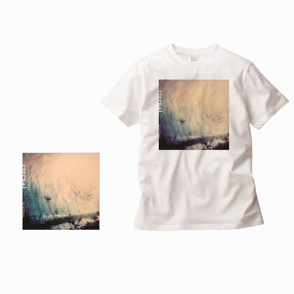 「eternal」ジャケット写真がプリントされたTシャツ付のCD