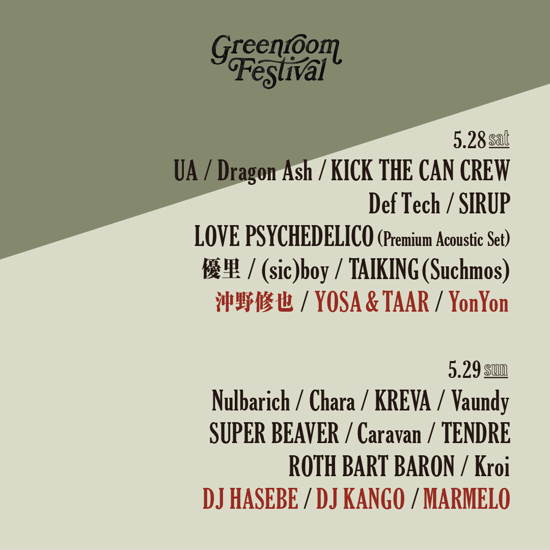 『GREENROOM FESTIVAL’22』