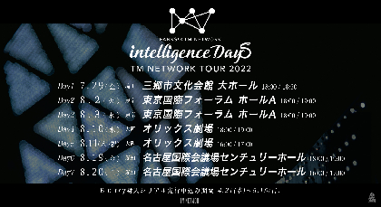 TM NETWORK 7年ぶりのライブツアー 『FANKS intelligence Days』開催決定